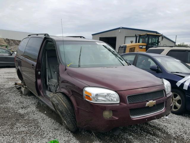 1GNDV33W27D152506 - 2007 CHEVROLET UPLANDER L BURGUNDY photo 1