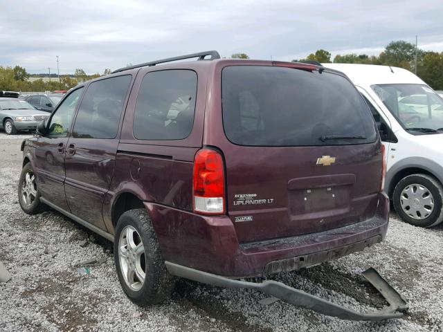 1GNDV33W27D152506 - 2007 CHEVROLET UPLANDER L BURGUNDY photo 3