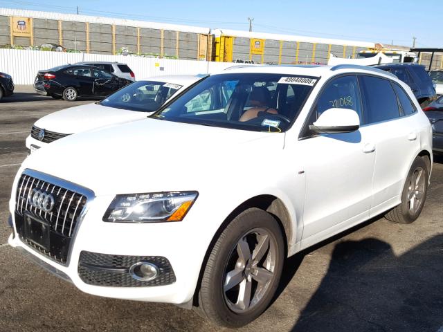 WA1WKAFP2CA018460 - 2012 AUDI Q5 PRESTIG WHITE photo 2