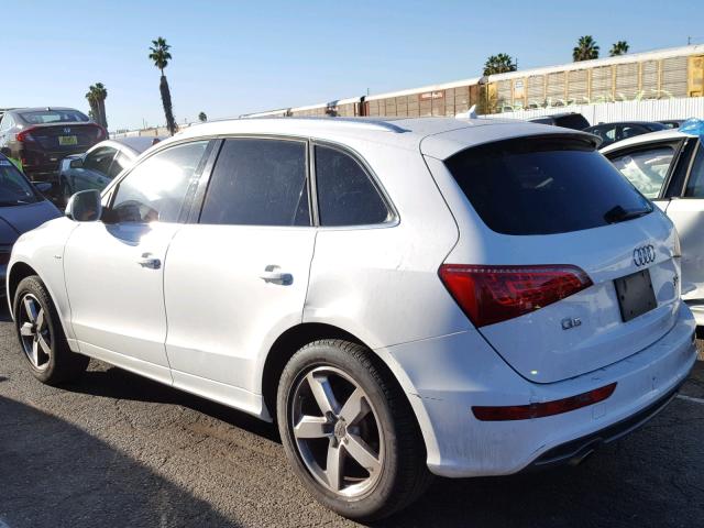 WA1WKAFP2CA018460 - 2012 AUDI Q5 PRESTIG WHITE photo 3