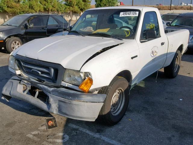 1FTYR10D64PA79897 - 2004 FORD RANGER WHITE photo 2