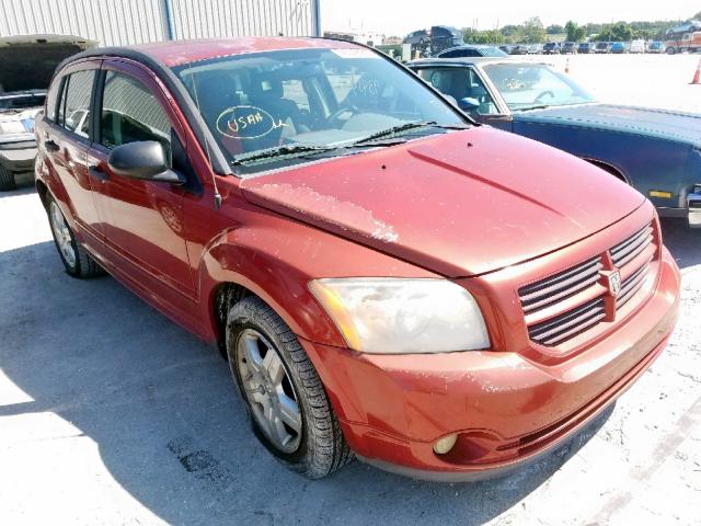 1B3HB48C87D524939 - 2007 DODGE CALIBER SX RED photo 1