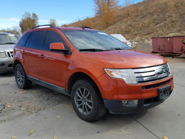 2FMDK48C08BB31632 - 2008 FORD EDGE SEL ORANGE photo 1