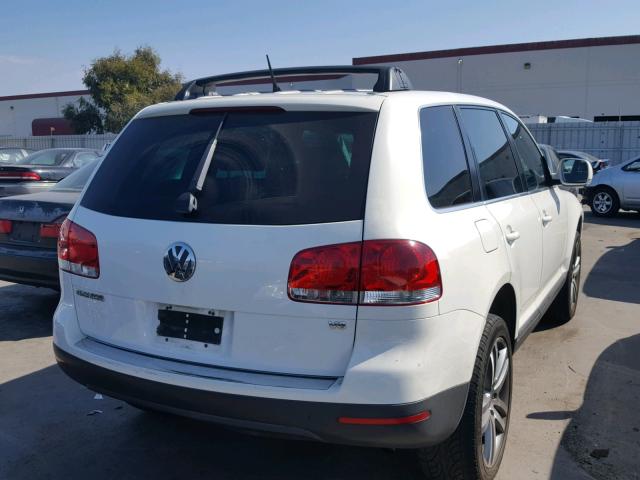 WVGZG77L16D027538 - 2006 VOLKSWAGEN TOUAREG 3. WHITE photo 4