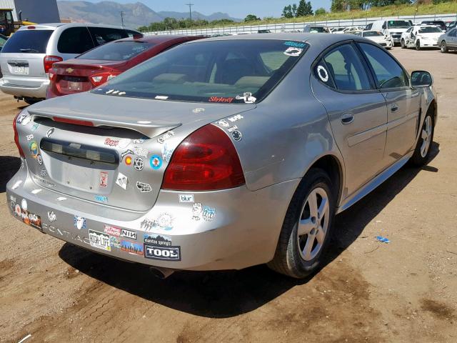 2G2WP552971227512 - 2007 PONTIAC GRAND PRIX SILVER photo 4