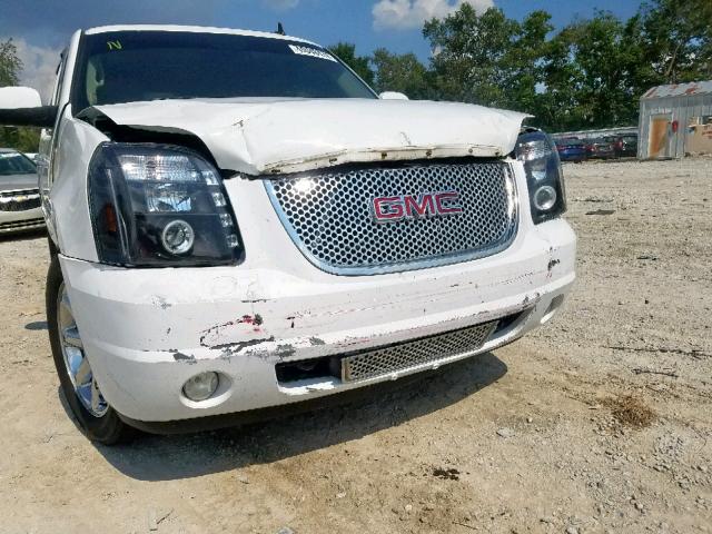 1GKFK63807J258987 - 2007 GMC YUKON DENA WHITE photo 9