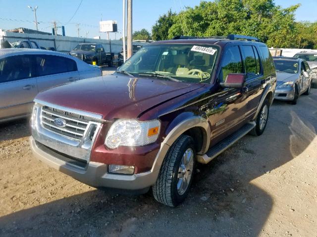 1FMEU748X6UA22751 - 2006 FORD EXPLORER E MAROON photo 2