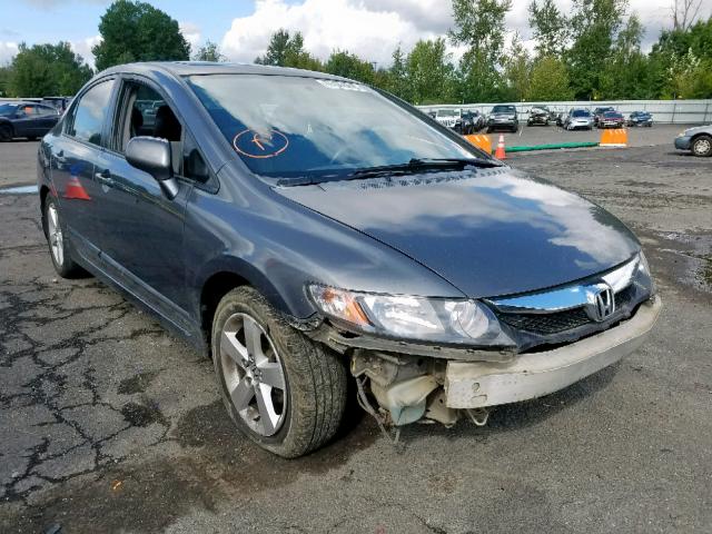 1HGFA16819L030132 - 2009 HONDA CIVIC EX GRAY photo 1