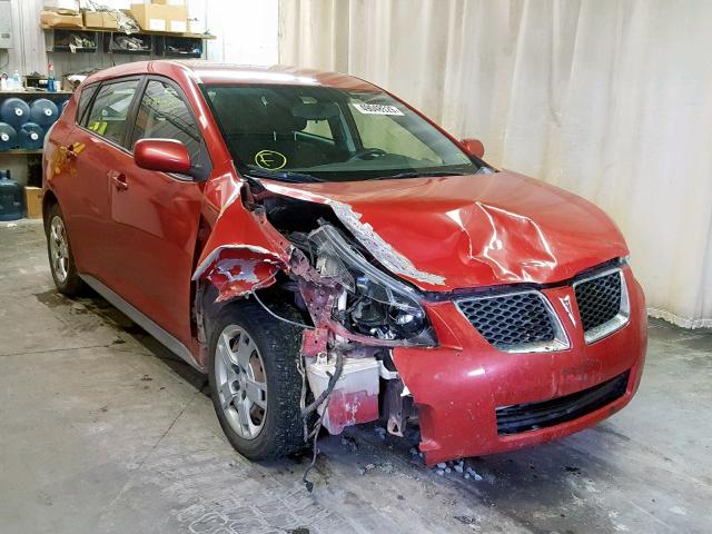 5Y2SP67079Z427956 - 2009 PONTIAC VIBE RED photo 1