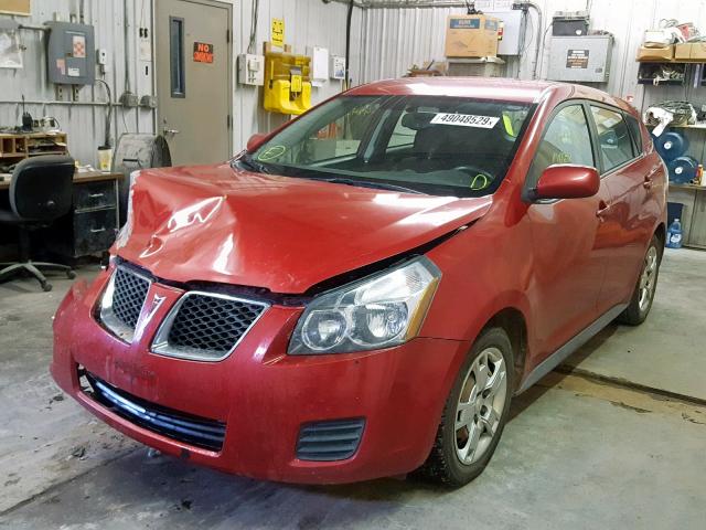 5Y2SP67079Z427956 - 2009 PONTIAC VIBE RED photo 2