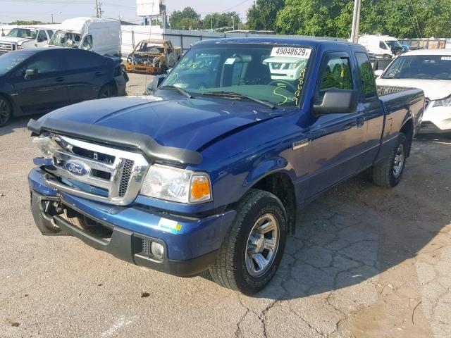 1FTYR14U87PA86400 - 2007 FORD RANGER SUP BLUE photo 2