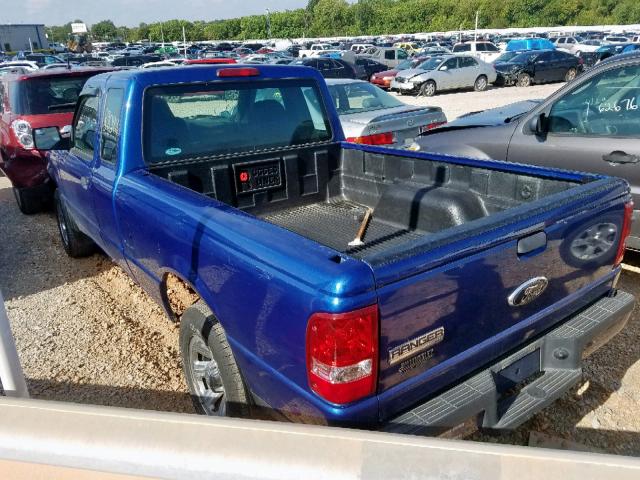 1FTYR14U87PA86400 - 2007 FORD RANGER SUP BLUE photo 3