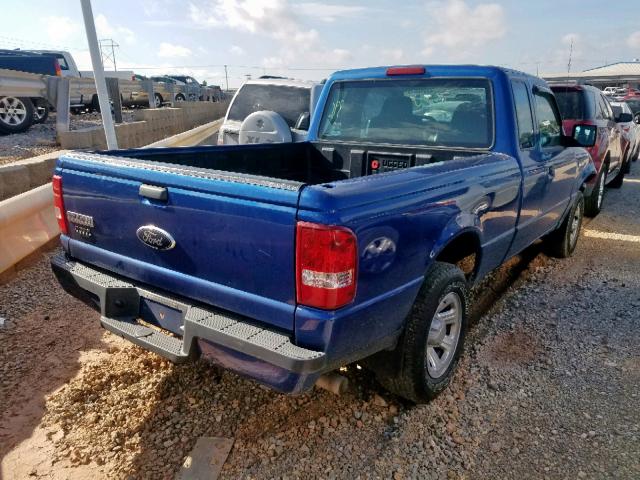 1FTYR14U87PA86400 - 2007 FORD RANGER SUP BLUE photo 4