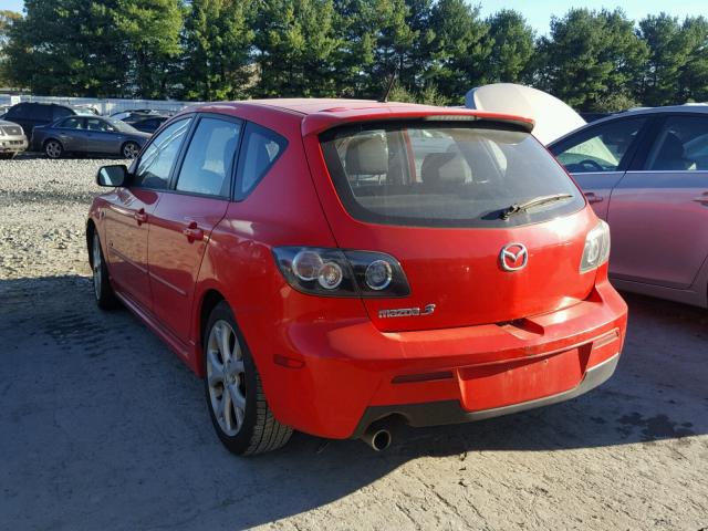 JM1BK344071755090 - 2007 MAZDA 3 HATCHBAC RED photo 3