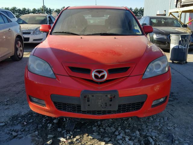 JM1BK344071755090 - 2007 MAZDA 3 HATCHBAC RED photo 9