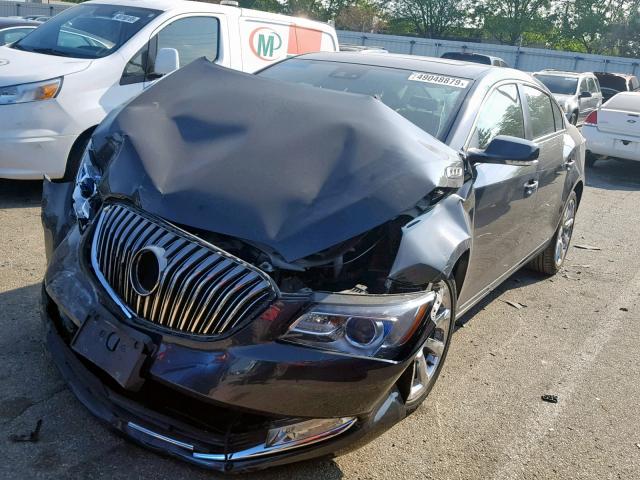 1G4GD5G34EF176999 - 2014 BUICK LACROSSE P GRAY photo 2