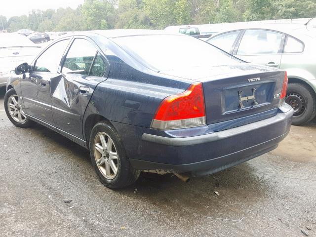 YV1RS61T732248276 - 2003 VOLVO S60 GRAY photo 3