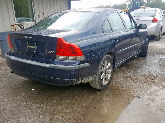 YV1RS61T732248276 - 2003 VOLVO S60 GRAY photo 4