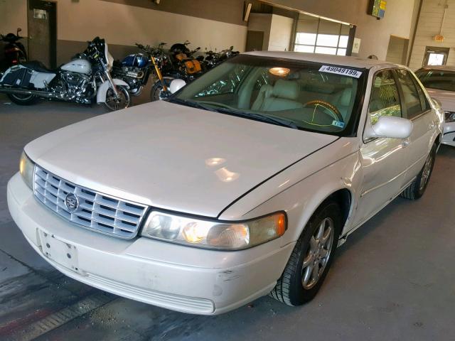 1G6KS54Y82U147083 - 2002 CADILLAC SEVILLE SL WHITE photo 2