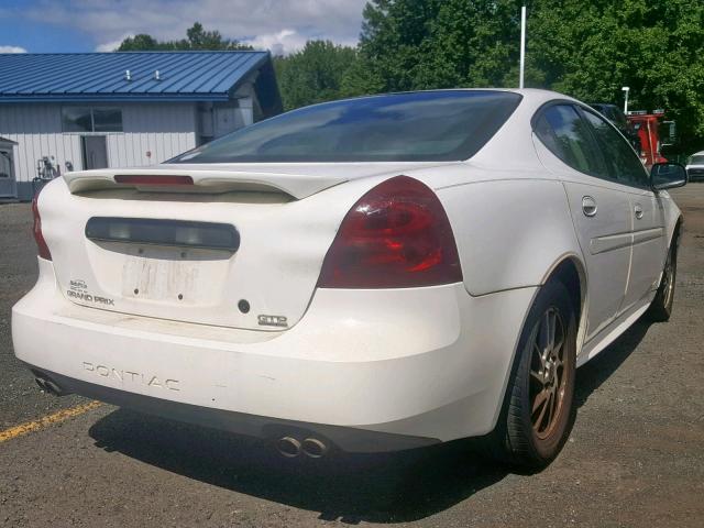 2G2WR524141129442 - 2004 PONTIAC GRAND PRIX Սպիտակ լուսանկար 4