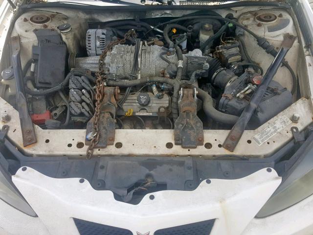 2G2WR524141129442 - 2004 PONTIAC GRAND PRIX Սպիտակ լուսանկար 7