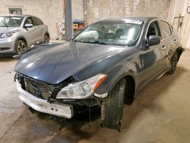 JN1BY1AR1BM373681 - 2011 INFINITI M37 X GRAY photo 2