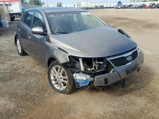 KNAFU5A20C5568958 - 2012 KIA FORTE EX GRAY photo 1