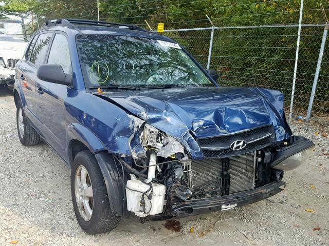 KM8JM12B65U191156 - 2005 HYUNDAI TUCSON GL BLUE photo 1