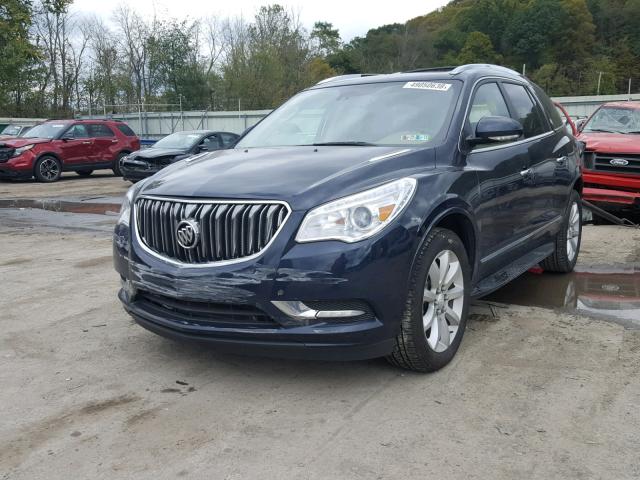 5GAKVCKD3HJ107126 - 2017 BUICK ENCLAVE BLUE photo 2