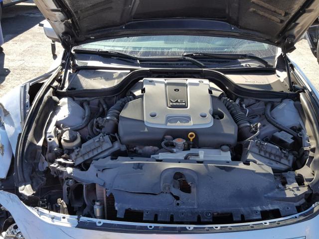 JNKCV64E68M118516 - 2008 INFINITI G37 BASE SILVER photo 7