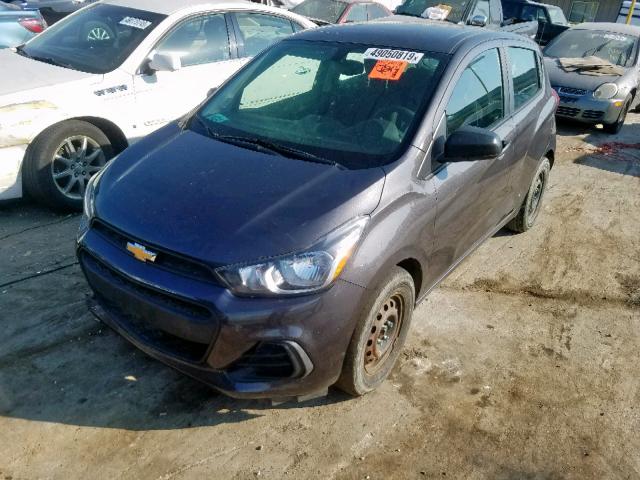 KL8CA6SA9GC632516 - 2016 CHEVROLET SPARK LS SILVER photo 2