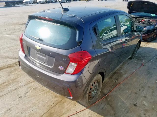 KL8CA6SA9GC632516 - 2016 CHEVROLET SPARK LS SILVER photo 4