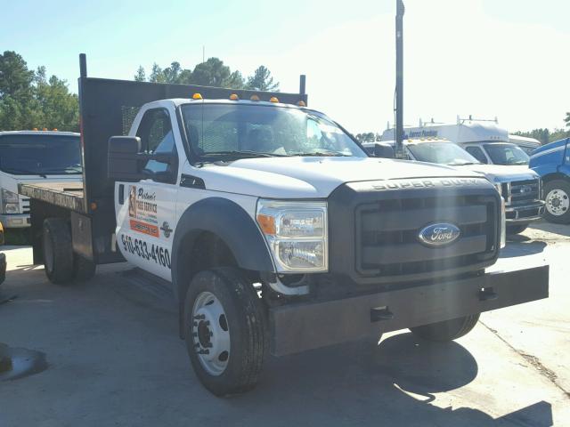 1FDUF5GT0BEB86556 - 2011 FORD F550 SUPER WHITE photo 1