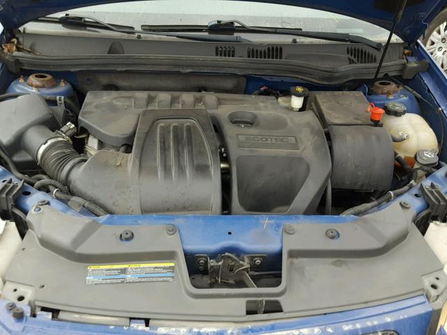 1G2AL55F087102511 - 2008 PONTIAC G5 SE BLUE photo 7