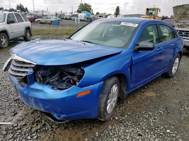 1C3LC46K78N124208 - 2008 CHRYSLER SEBRING LX BLUE photo 2