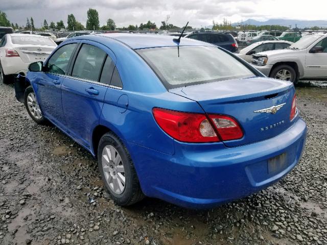 1C3LC46K78N124208 - 2008 CHRYSLER SEBRING LX BLUE photo 3