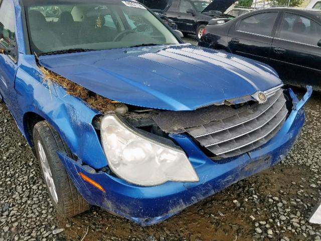 1C3LC46K78N124208 - 2008 CHRYSLER SEBRING LX BLUE photo 9