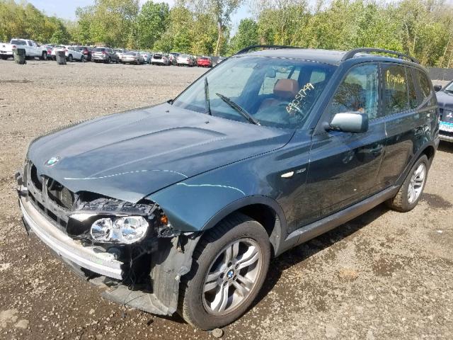 WBXPA93475WD01664 - 2005 BMW X3 3.0I BLUE photo 2