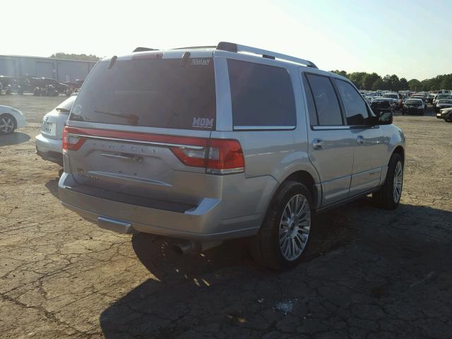 5LMJJ2LT0HEL07095 - 2017 LINCOLN NAVIGATOR SILVER photo 4