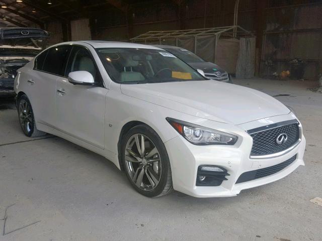 JN1BV7AP3EM687069 - 2014 INFINITI Q50 BASE WHITE photo 1