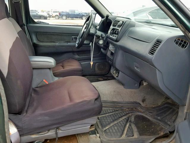 1N6DD26S01C304095 - 2001 NISSAN FRONTIER K GREEN photo 5