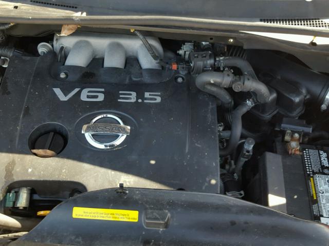 5N1BV28U04N368499 - 2004 NISSAN QUEST S SILVER photo 7