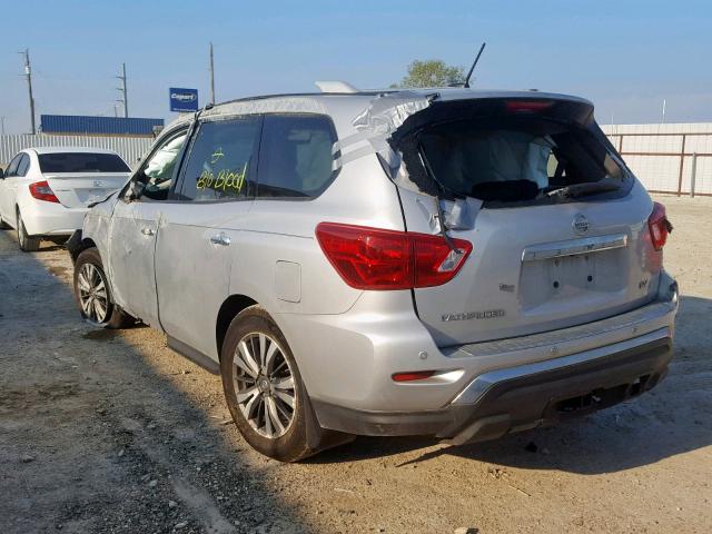 5N1DR2MN8HC699232 - 2017 NISSAN PATHFINDER SILVER photo 3