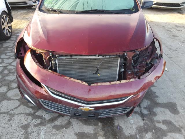 1G1ZB5ST3GF287419 - 2016 CHEVROLET MALIBU LS MAROON photo 9