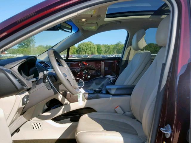 2LMPJ8LRXJBL30037 - 2018 LINCOLN MKX RESERV BURGUNDY photo 5