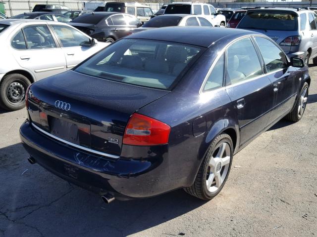 WAULT64B03N068564 - 2003 AUDI A6 3.0 QUA BLUE photo 4