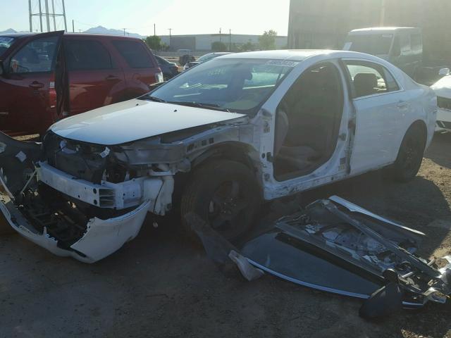 1G1ZB5EB8AF229347 - 2010 CHEVROLET MALIBU LS 白色 照片 2