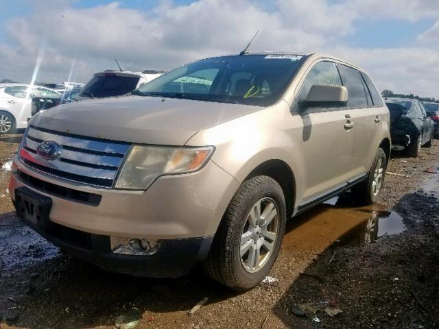 2FMDK48C07BB22895 - 2007 FORD EDGE SEL GOLD photo 2