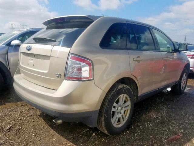 2FMDK48C07BB22895 - 2007 FORD EDGE SEL GOLD photo 4