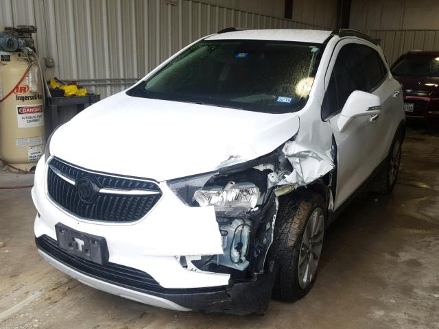 KL4CJASB8HB042005 - 2017 BUICK ENCORE PRE WHITE photo 2